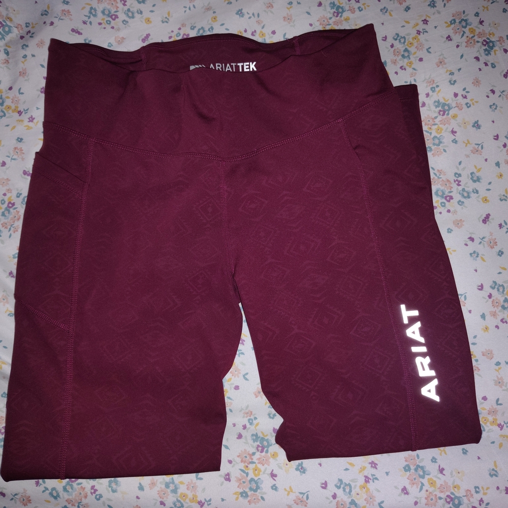 Ariat Burgundy Leggings